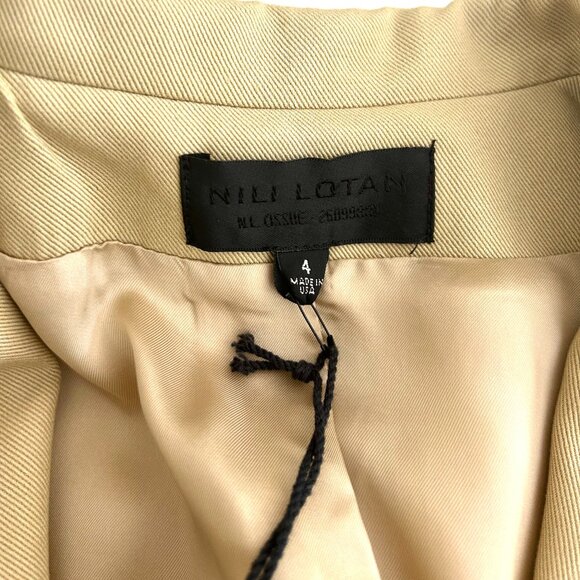 Nili Lotan Hunt Jacket in Khaki Size 4 *NWT* - Picture 9 of 13